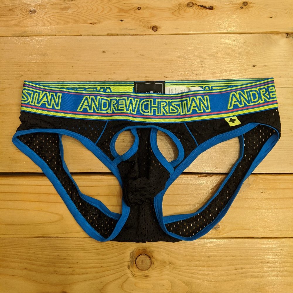 Andrew Christian Mesh Jock - Size Large